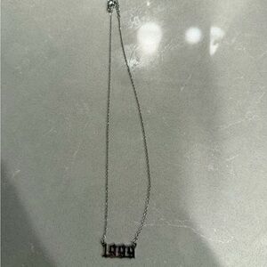 1999 year Silver Necklace